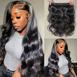 KissICON Body Wave Bundles Human Hair Brazilian Virgin
