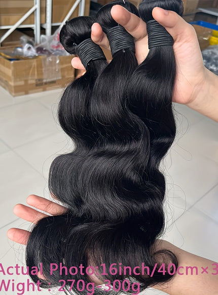KissICON Body Wave Bundles Human Hair Brazilian Virgin