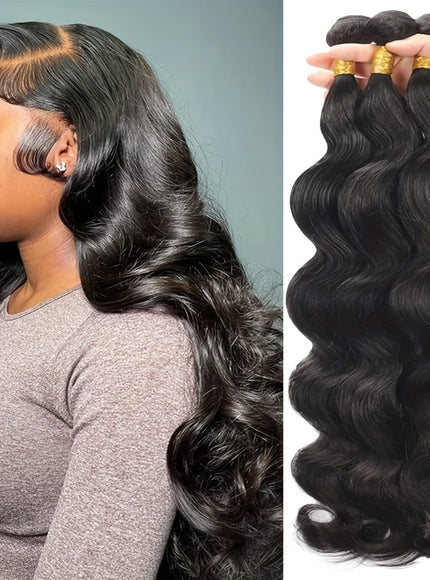 KissICON Body Wave Bundles Human Hair Brazilian Virgin