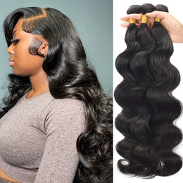 KissICON Body Wave Bundles Human Hair Brazilian Virgin