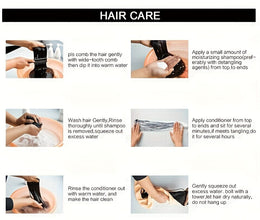KissICON Body Wave Clip In Hair Extensions 18 Inch