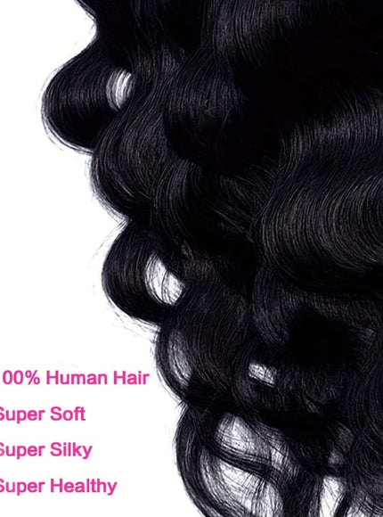 KissICON Body Wave Clip In Hair Extensions 18 Inch