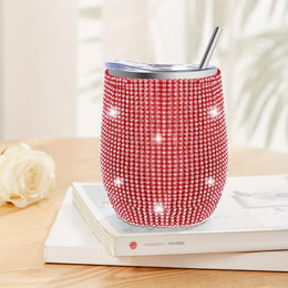 jkthpu-45 Bold Red / 300ml UShaped Stainless Steel Egg Shell Cup 12oz Reusable