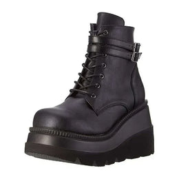 KissICON Botas Women Motorcycle Winter Buckle Ankel Boots Women