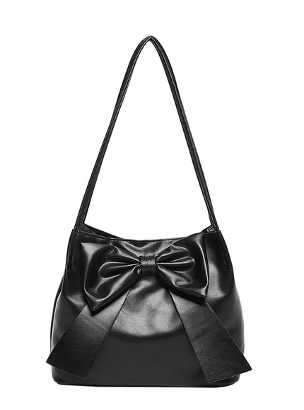KissICON Bow Handlebags Shoulder Bags Leisure Armpit Shopping