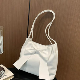 KissICON Bow Handlebags Shoulder Bags Leisure Armpit Shopping