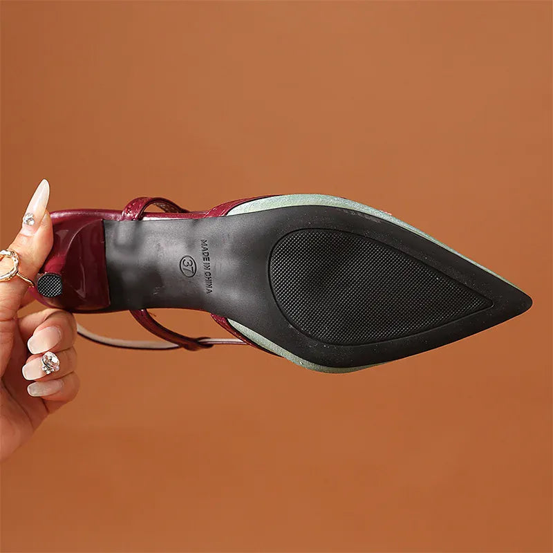 KissICON Bowtie Decor High Heels Sandals for Women Fashion