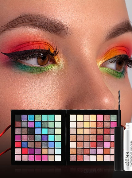 KissICON BOX006A Popfeel 177color Eye Lip Blush Brush Gift Set