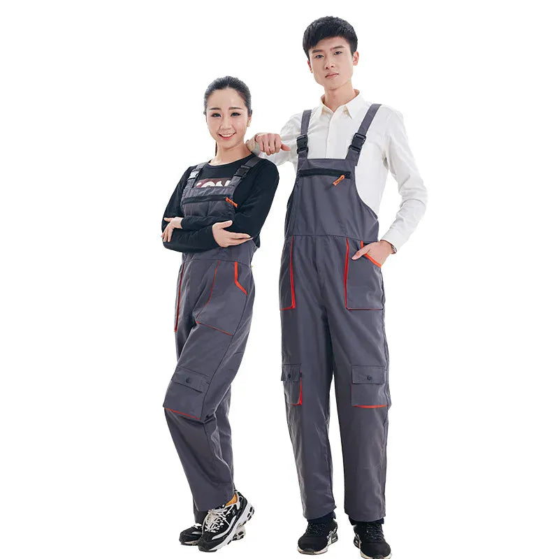 KissICON braces gray / 4XL Durable Work Coveralls for Mechanics  Welders