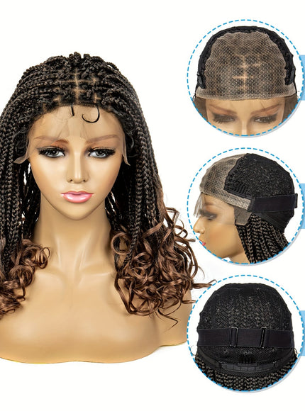 KissICON Braids Wig Synthetic Lace Heat Resistant Bra