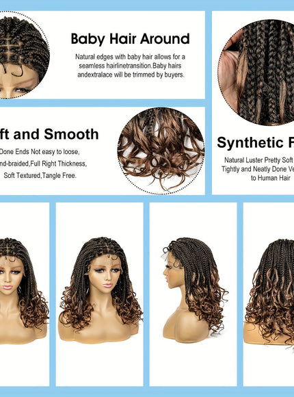 KissICON Braids Wig Synthetic Lace Heat Resistant Bra