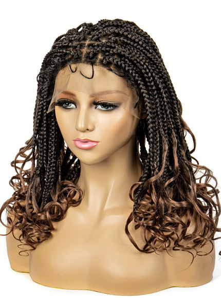 KissICON Braids Wig Synthetic Lace Heat Resistant Bra