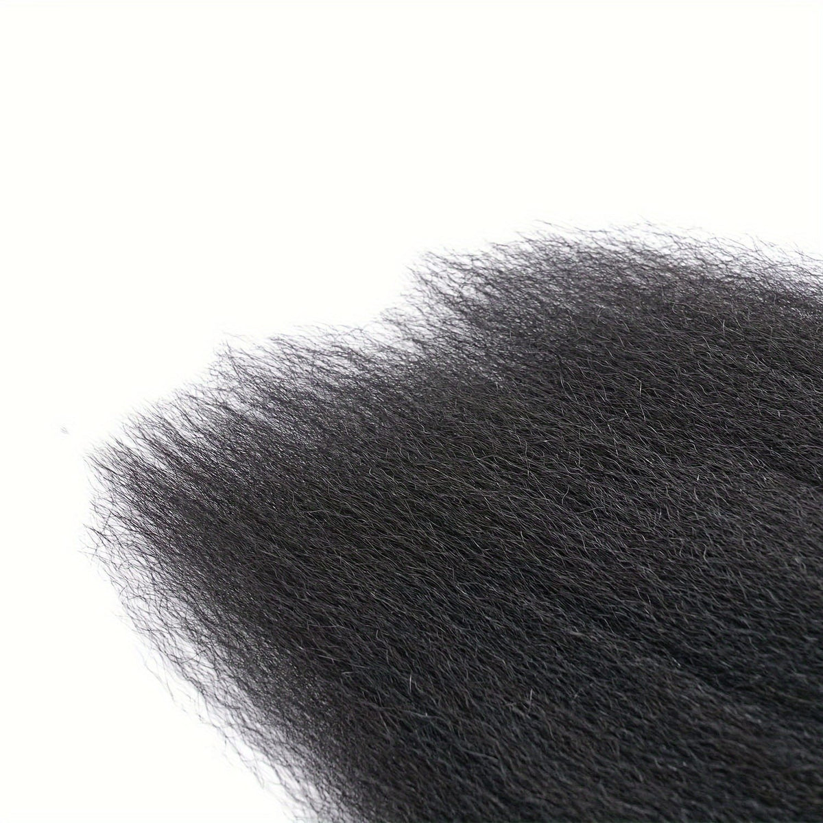 KissICON Brazilian Yaki Straight Extensions 3 Bundles Remy Black