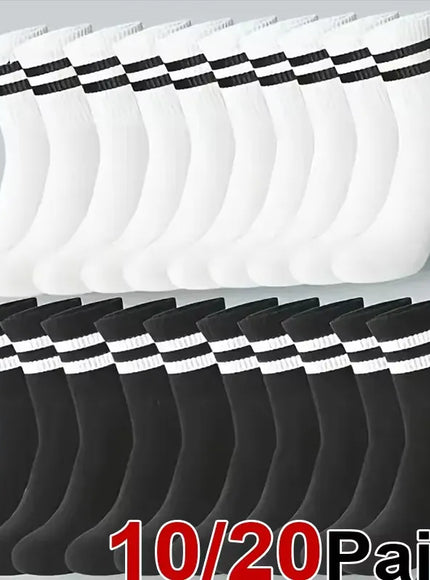 KissICON Breathable AutumnWinter MidTube Sport Socks 1020 Pairs