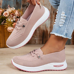 jkthpu-45 Breathable Mesh LaceUp Sneakers AllSeason Comfort
