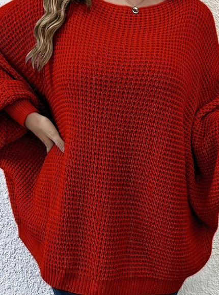 KissICON Brick Red / UK 18 Plus Size - Women'S Plus Size Elegant Brown