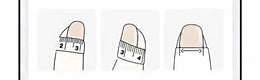 KissICON Bright Blue Almond French Press On Nails -