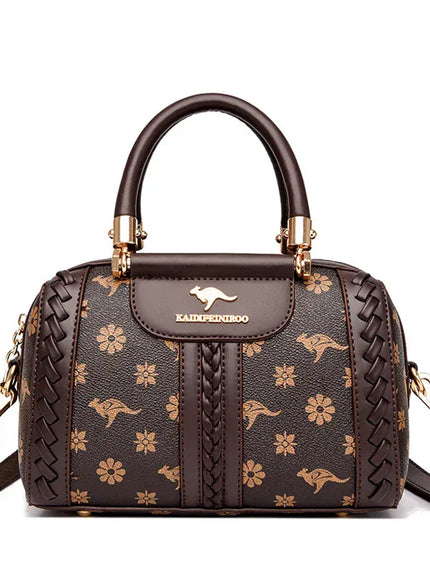 KissICON Bronw-1 Handbags Bags Designer Shoudler Shoulder Messenger Semi