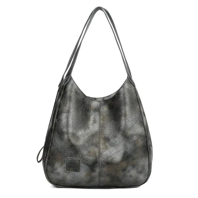 KissICON bronze / 28x12x30cm Vintage Hand Designers Handbags Shoulder Tote –
