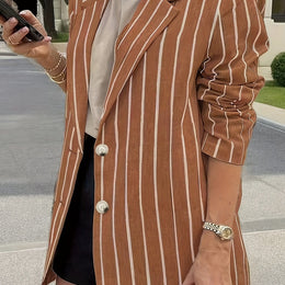 KissICON Bronze / UK 18 Chic Curve Suit Jacket