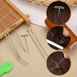 KissICON Brown-1 KissIcon Hair Extension Sewing Kit Needles And Thread