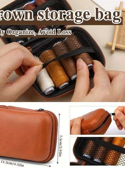 KissICON Brown-1 KissIcon Hair Extension Sewing Kit Needles And Thread