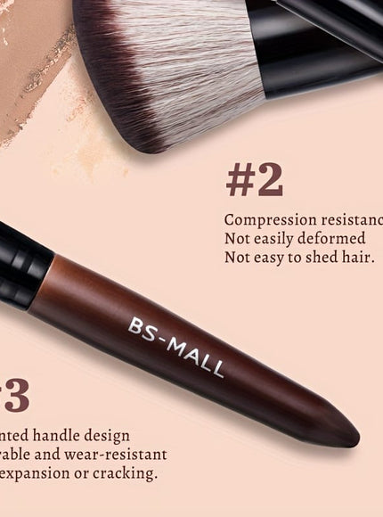 KissICON Brown / 14 Sticks Bsmall 14pc Brown Full Face Makeup Brush Set