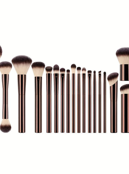 KissICON Brown 20 sets 1012pc Pro Makeup Brush Set – Perfect Gift Her