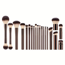 KissICON Brown 20 sets 1012pc Pro Makeup Brush Set – Perfect Gift Her