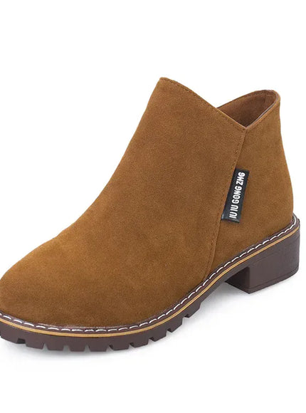 KissICON Brown / 35 Women Boots 2024 Autumn Winter Boots Female Shoes