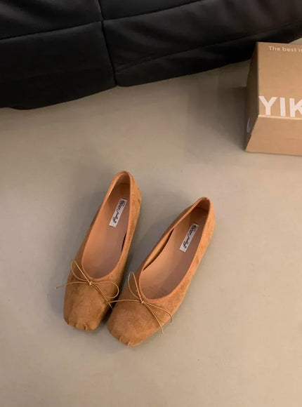 KissICON Brown / 37 Flat Shoes for Women 2024 New Autumn Summer