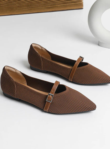 KissICON Brown / 38 Flat Shoes for Women's Spring and Autumn New