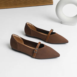 KissICON Brown / 38 Flat Shoes for Women's Spring and Autumn New