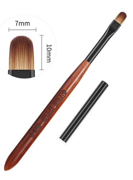 KissICON Brown-round KissIcon Phototherapy Nail Pen UV Gel Brush Pro