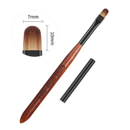 KissICON Brown-round KissIcon Phototherapy Nail Pen UV Gel Brush Pro