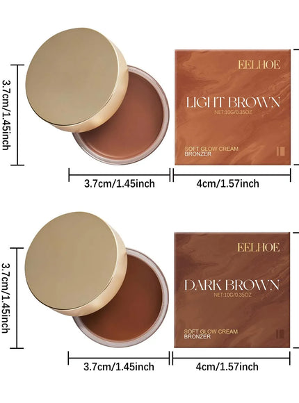 KissICON 💋 Brown Sunless Self Tanning Body Bronzer -