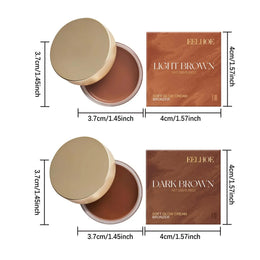 KissICON 💋 Brown Sunless Self Tanning Body Bronzer -