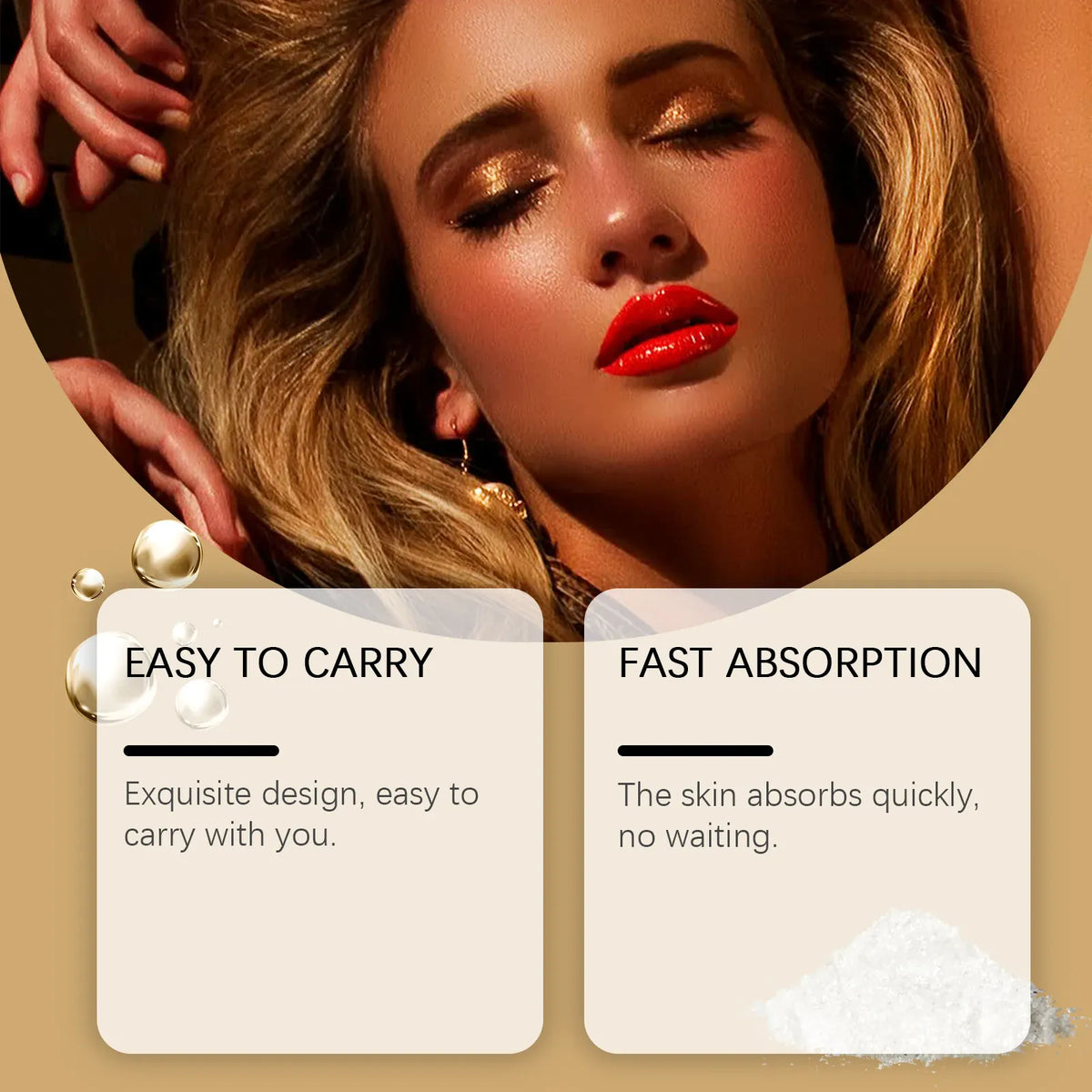 KissICON 💋 Brown Sunless Self Tanning Body Bronzer -
