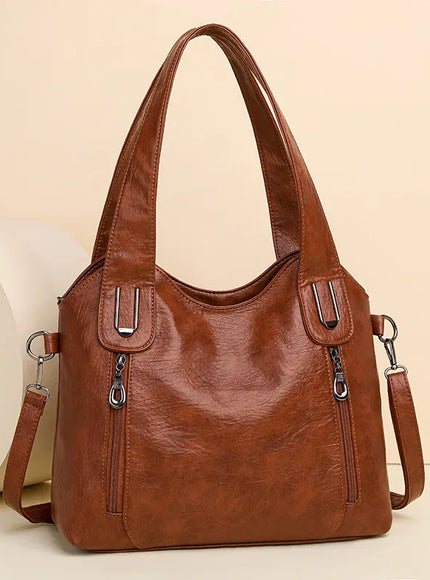 KissICON brown Women's Hundred Large-capacity Tote – Handheld Shoulder