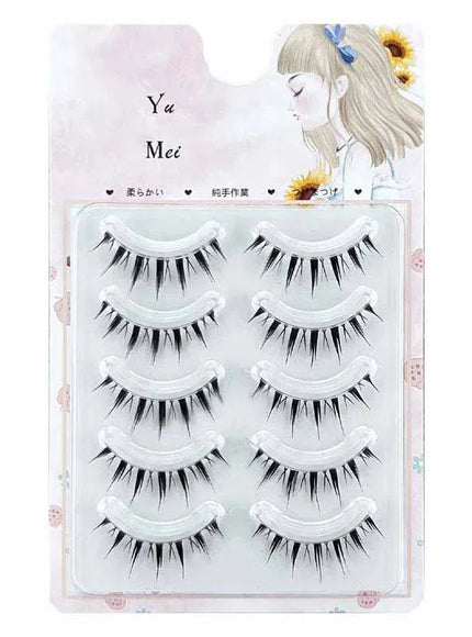 KissICON Brushed Chrome / MIX KissIcon False Eyelashes 5 Pairs Natural Look -