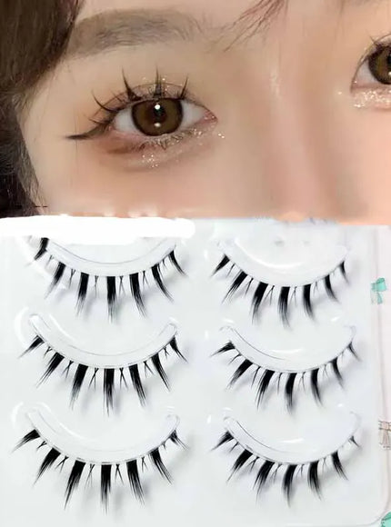 KissICON Brushed Chrome / MIX KissIcon False Eyelashes 5 Pairs Natural Look -