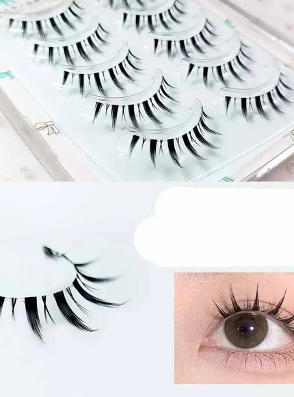 KissICON Brushed Chrome / MIX KissIcon False Eyelashes 5 Pairs Natural Look -