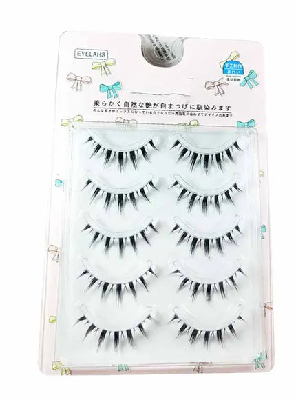 KissICON Brushed Chrome / MIX KissIcon False Eyelashes 5 Pairs Natural Look -