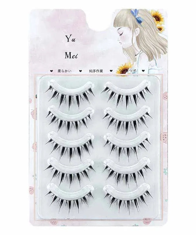 KissICON Brushed Chrome / MIX KissIcon False Eyelashes 5 Pairs Natural Look -