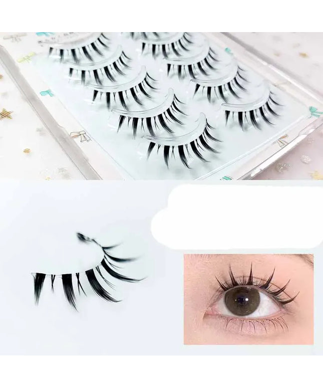 KissICON Brushed Chrome / MIX KissIcon False Eyelashes 5 Pairs Natural Look -
