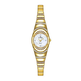 KissICON BS Brand Diamond Snake Bracelet Watch For Women