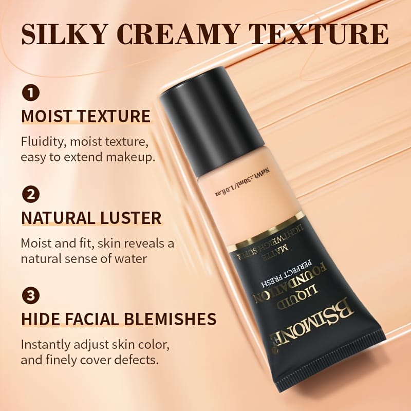 jkthpu-45 Bsimone 6 Color Foundation Set - Long Lasting