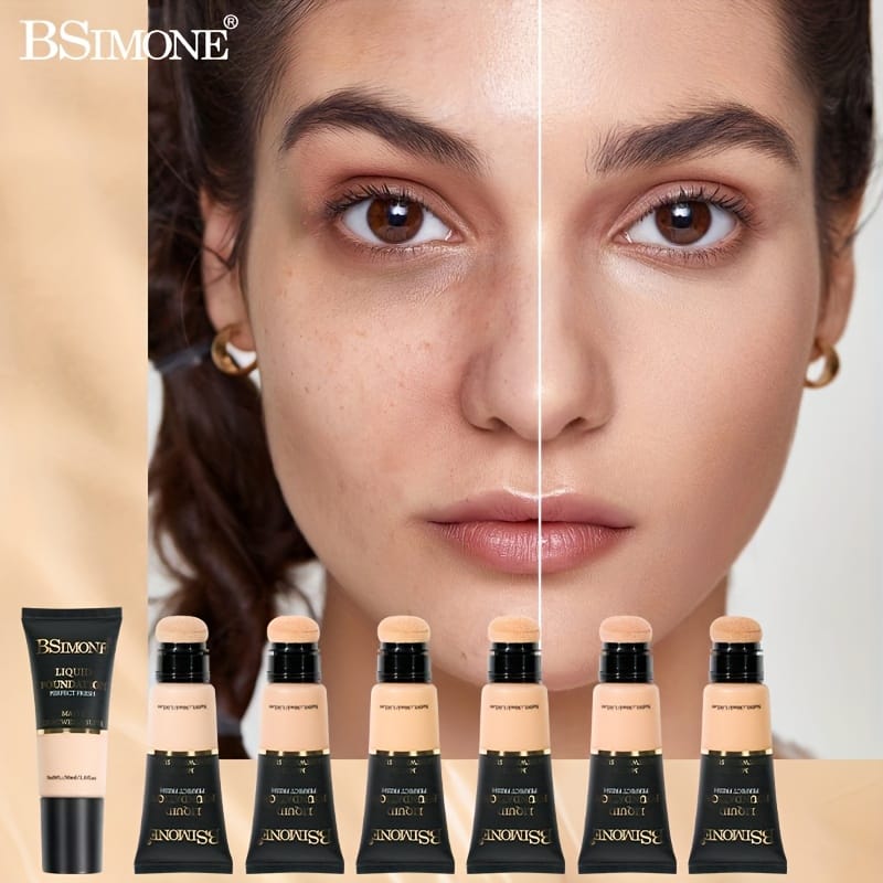 jkthpu-45 Bsimone 6 Color Foundation Set - Long Lasting