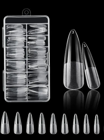 KissICON BSW07 Nail Art Press On Nails Gel Tips 120Pcs