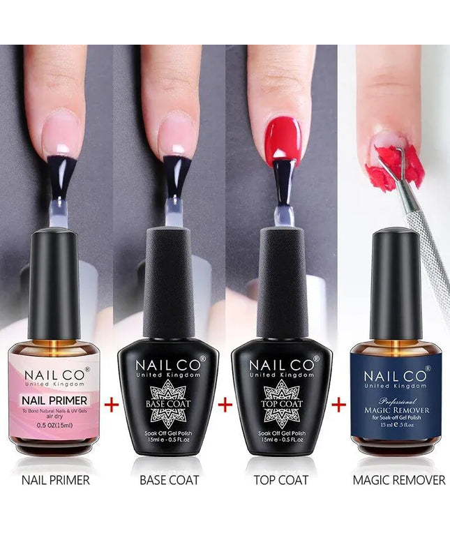 KissICON BTPR KissIcon Nailco 15ml Top Coat Base Coat Gel